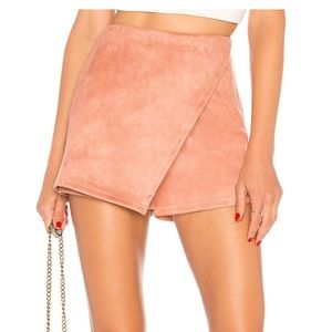 About Us Faux Suede Skort